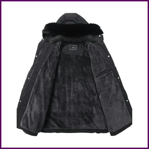 Plus Size Down Parka JacketWaterproof Windproof Winter Coat